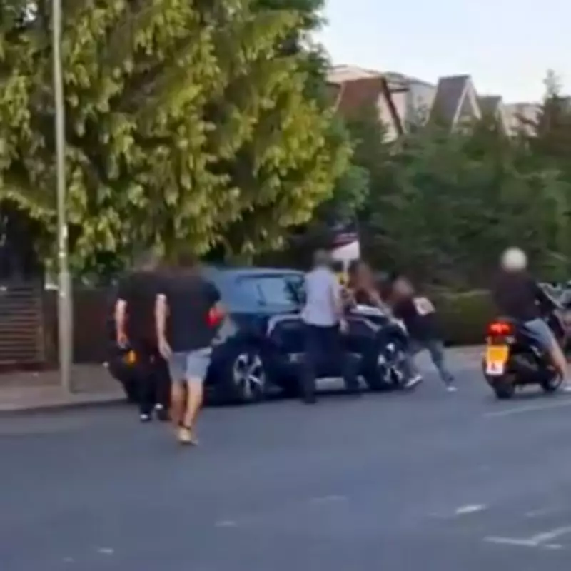 Shocking Footage Shows Man Mowed Down by Car in Golders Green