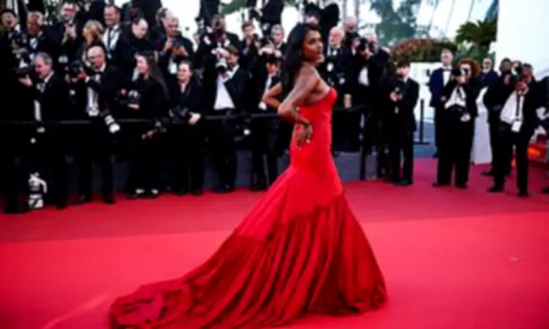 Simone Ashley Stuns in Fishtail Gown at Cannes Film Festival Premiere