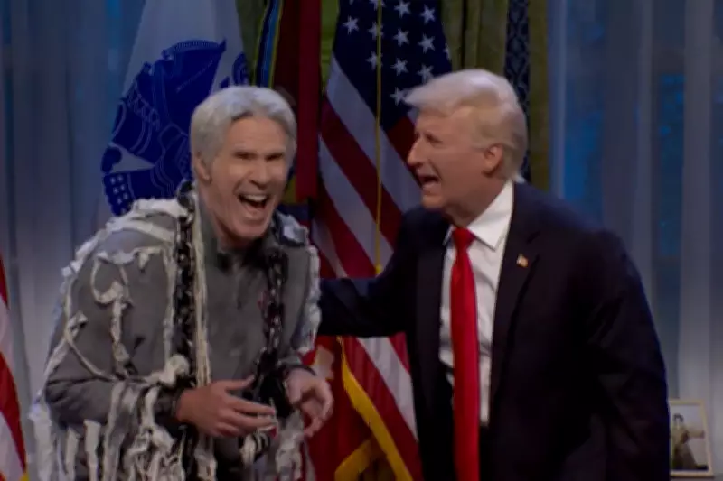 SNL Season Finale: Will Ferrell as Epstein Ghost Duets with Trump