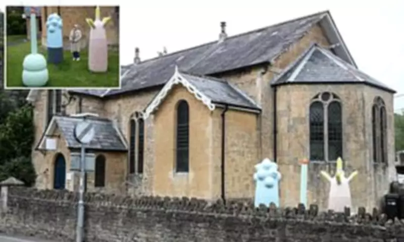Somerset churchyard sculptures mistaken for sex toys by locals