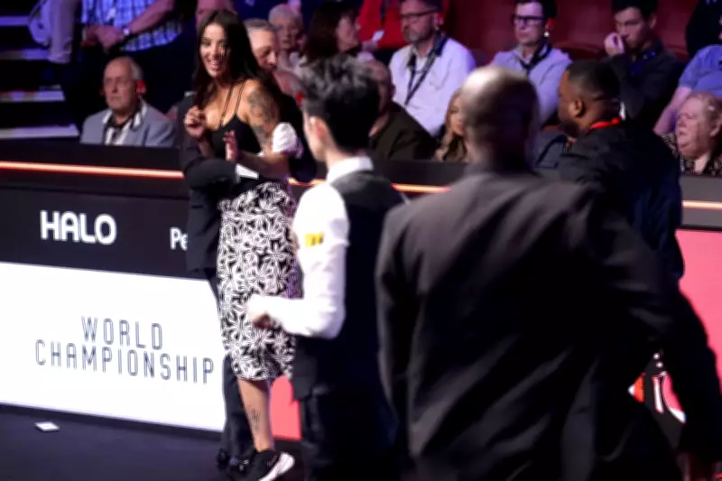 Spectator Ejected as World Snooker Final Gets Off to Chaotic Start