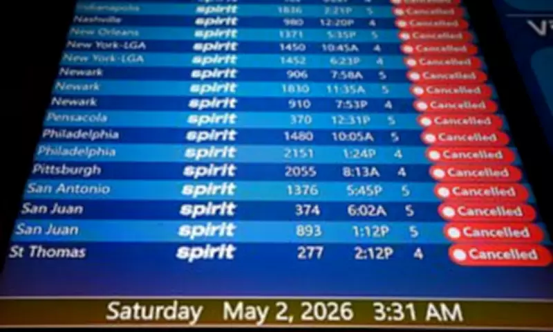 Spirit Airlines Shuts Down After 33 Years, Cancels All Flights Immediately