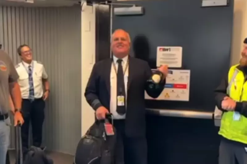 Spirit pilot gets surprise retirement party from rival airline after shutdown