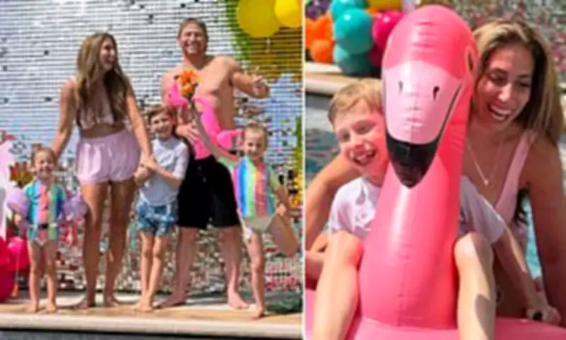 Stacey Solomon and Joe Swash Throw Epic Pool Party for Son Rex's 7th Birthday