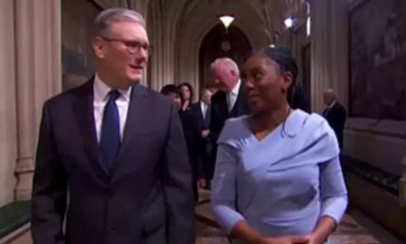 Starmer and Badenoch's Awkward Walk Before King's Speech Revealed by Lip Reader