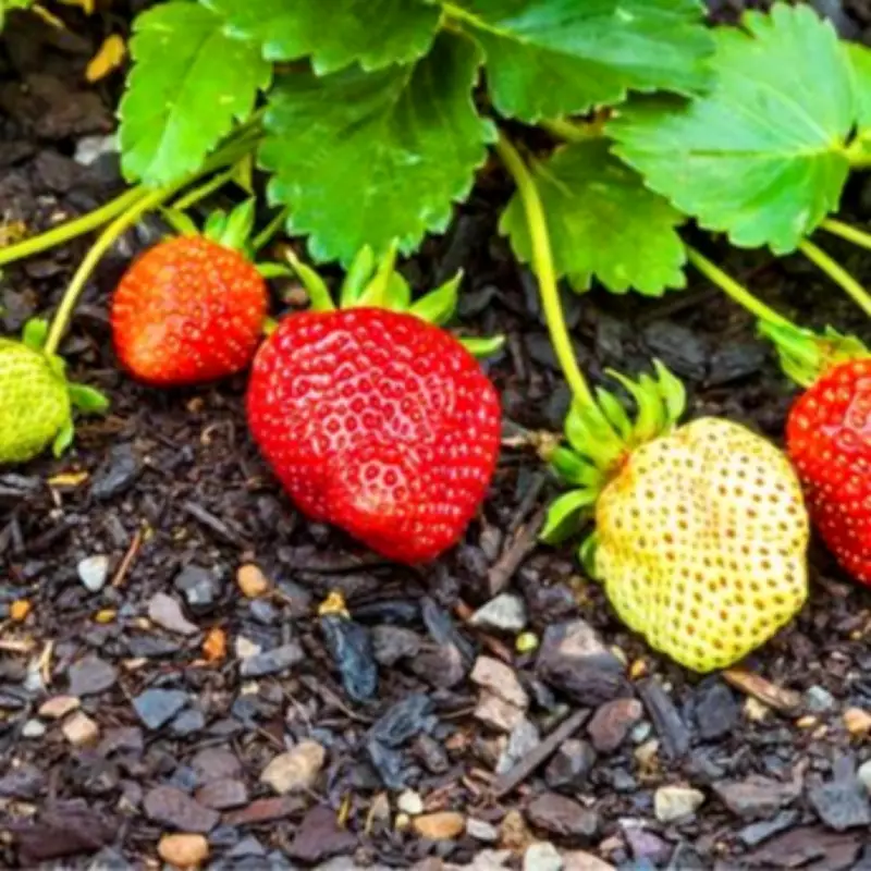 Strawberries Thrive with Simple Straw Mulching Trick