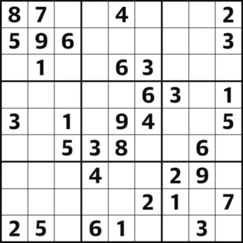 Sudoku 7,304 Hard Puzzle Challenge