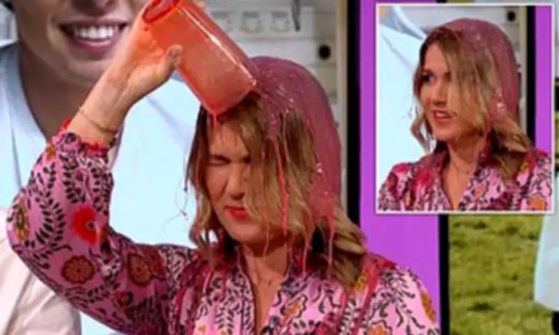 Susanna Reid Pours Smoothie Over Head in Organ Donation Challenge