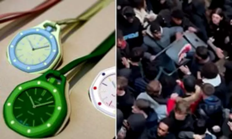 Swatch and Audemars Piguet Royal Pop Watch Launch Sparks Chaos and Frenzy