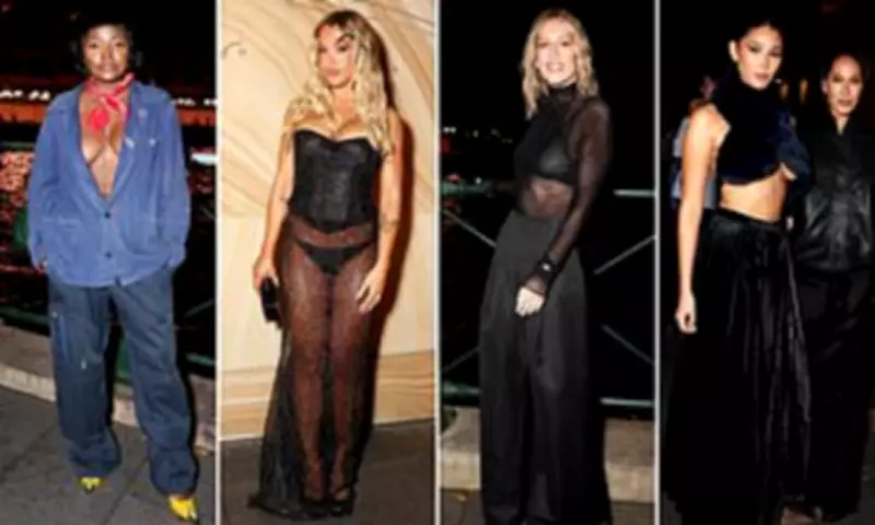 Tammy Hembrow Dares in Sheer Dress at Carla Zampatti Show