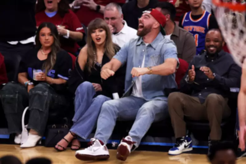 Taylor Swift and Travis Kelce Attend Cavs-Knicks Game 3 Courtside