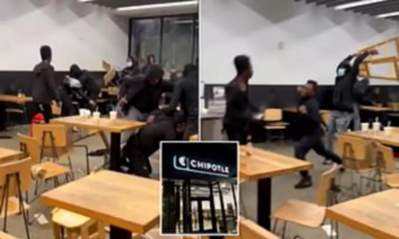 Teen Brawl Erupts in DC Chipotle, Chairs Thrown in 'Takeover'