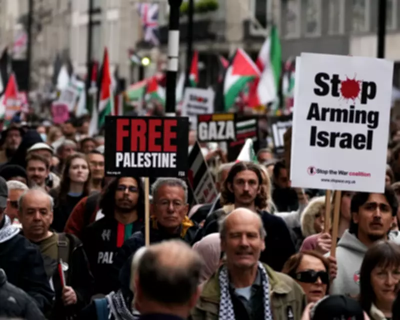 Tens of Thousands Rally in London for Pro-Palestine Nakba Day March