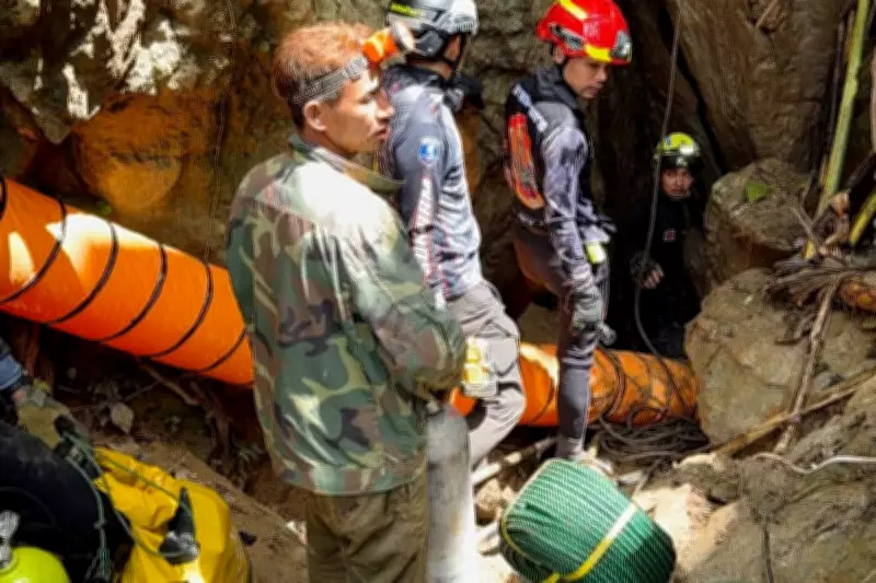 Thai Divers from 2018 Cave Rescue Join Laos Mission to Save Trapped Hunters