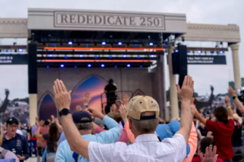 Thousands Gather in DC for Prayer Rally Blurring Church-State Lines