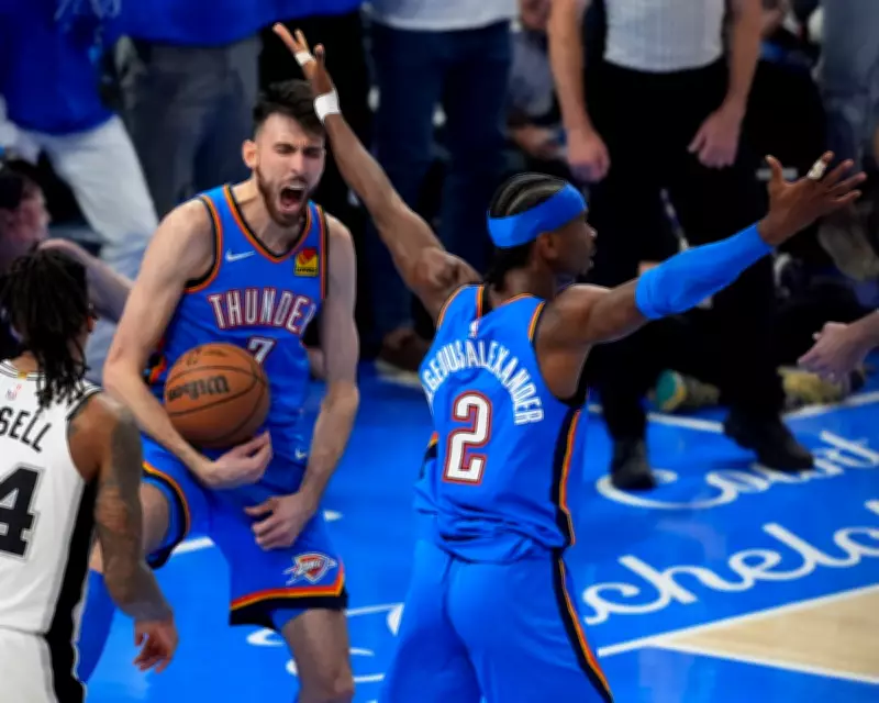 Thunder Even Western Conference Finals with 122-113 Win Over Spurs