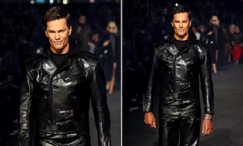 Tom Brady Stuns at Gucci Runway in New York Fashion Show Debut