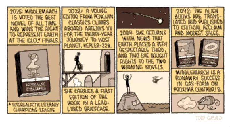 Tom Gauld on Middlemarch Being Voted the Greatest Novel Ever