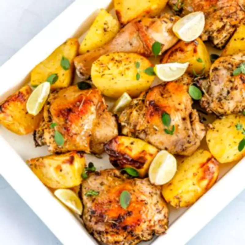 Tom Kerridge's Super Easy Lemon Chicken Traybake Ready in Under an Hour