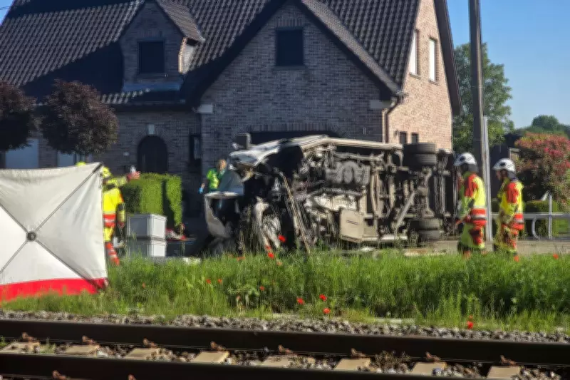 Train and Minibus Collision in Belgium Leaves Several Injured