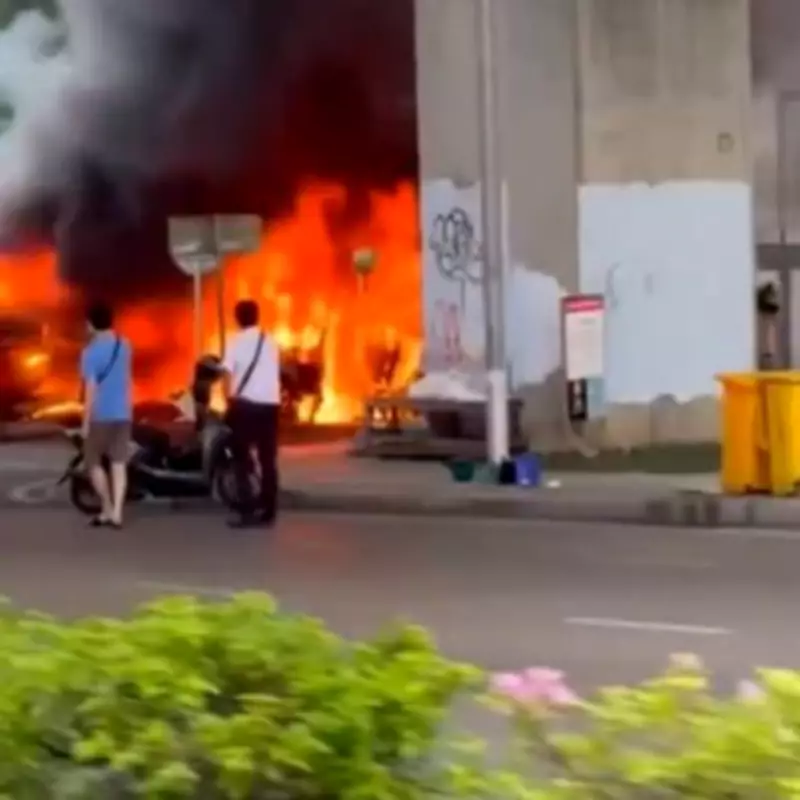 Train Collides with Bus in Bangkok, Killing Six in Fiery Crash