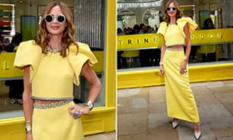Trinny Woodall Shows Toned Abs at Chelsea in Bloom Launch