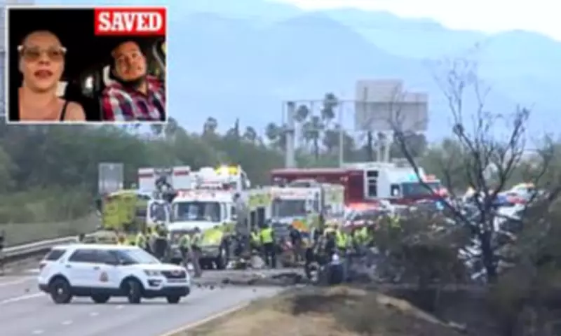 Truck driver dies saving couple from fiery EV crash in Arizona