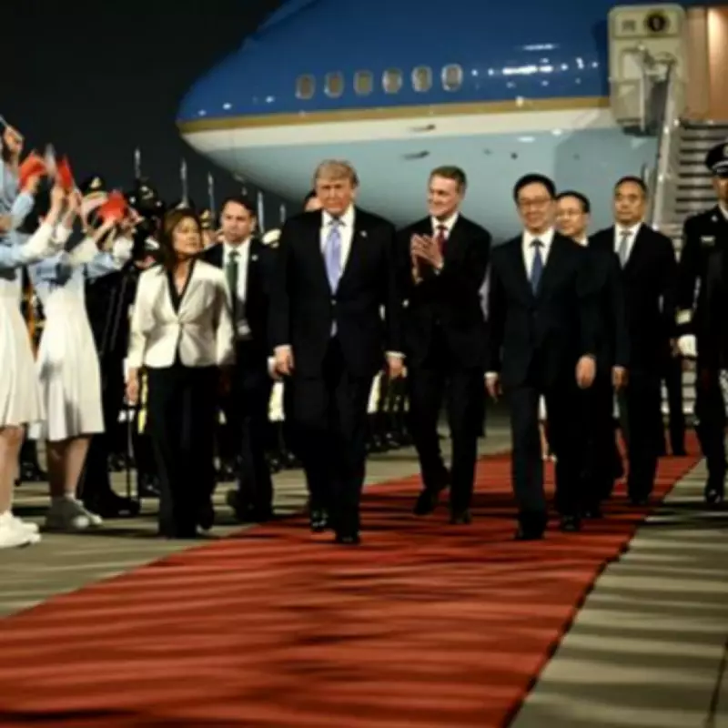 Trump Arrives in China for Xi Summit, Shares Lavish Welcome Video