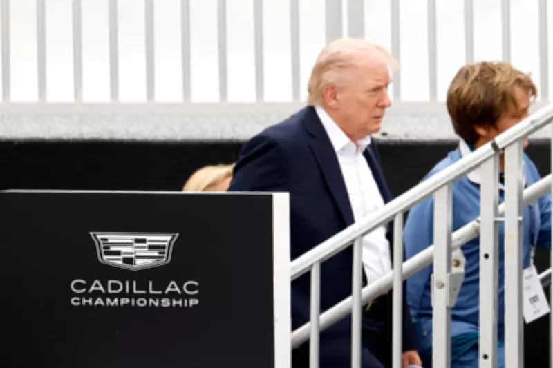 Trump Attends PGA at His Resort Amid Iran War and Economic Woes