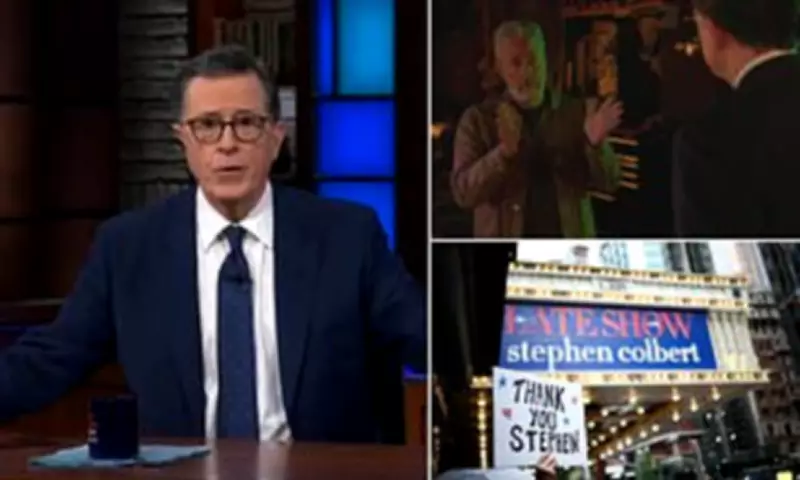 Trump Celebrates Colbert's Exit from CBS Late Show as 'Dead Person'