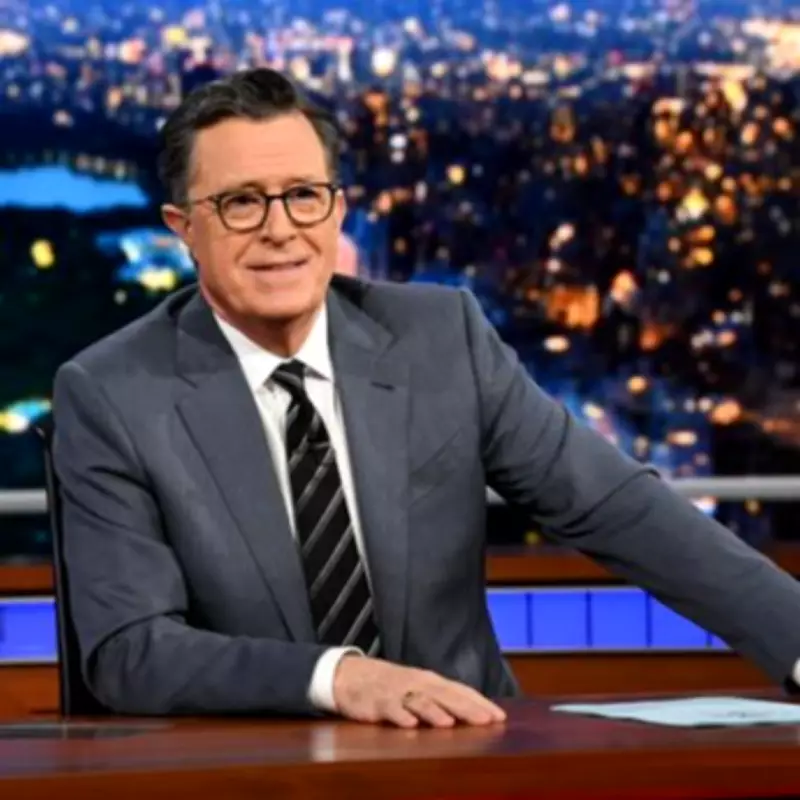 Trump Celebrates Colbert's Final Show, Calls Him 'Dead Person'