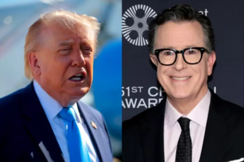Trump Issues Cryptic Warning Ahead of Colbert's Final Late Show Airing