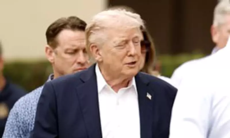 Trump Makes Low-Key Entrance at PGA Tour's Cadillac Championship in Miami