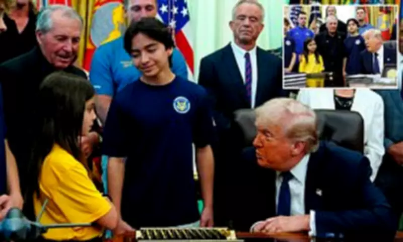 Trump Revives Fitness Test, Tells Young Girl She's Too Short for Volleyball