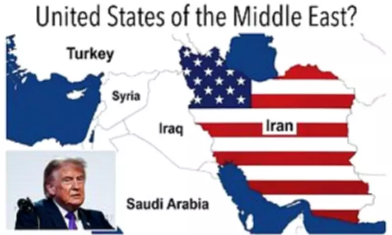 Trump Shares Map of Iran as 'United States of the Middle East' Amid Peace Talks