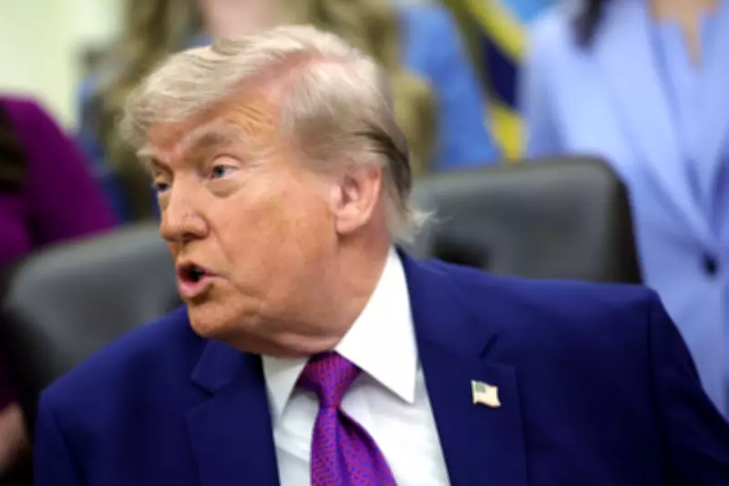 Trump's Disheveled Hair Sparks Mockery During Oval Office Event