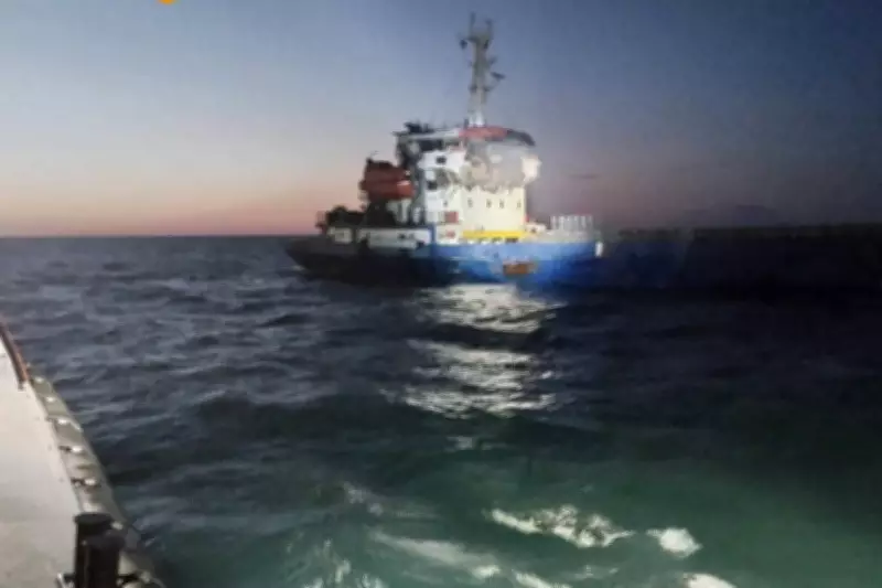 Turkey Warns Putin After Russian Drone Hits Cargo Ship in Black Sea