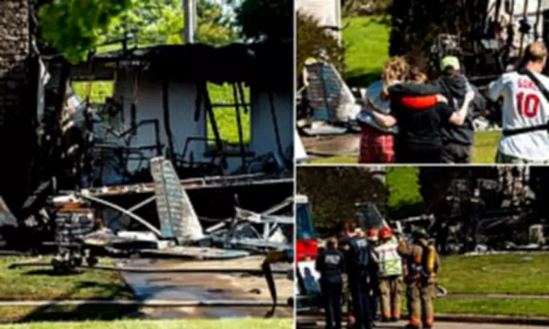 Two Killed as Small Plane Crashes Into Ohio Home, Igniting Inferno
