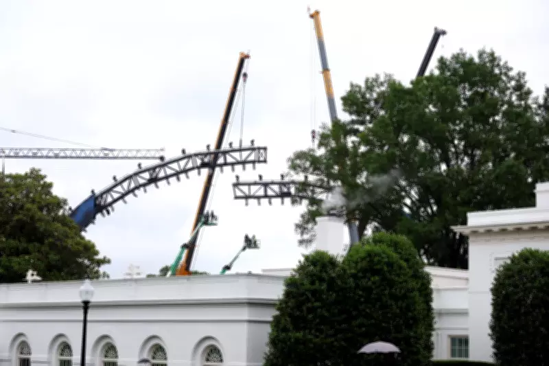 UFC Arena Construction Begins at White House for Trump's 80th Birthday