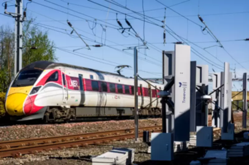 UK First: High-Speed Trains Spin Wind Turbines to Generate Power