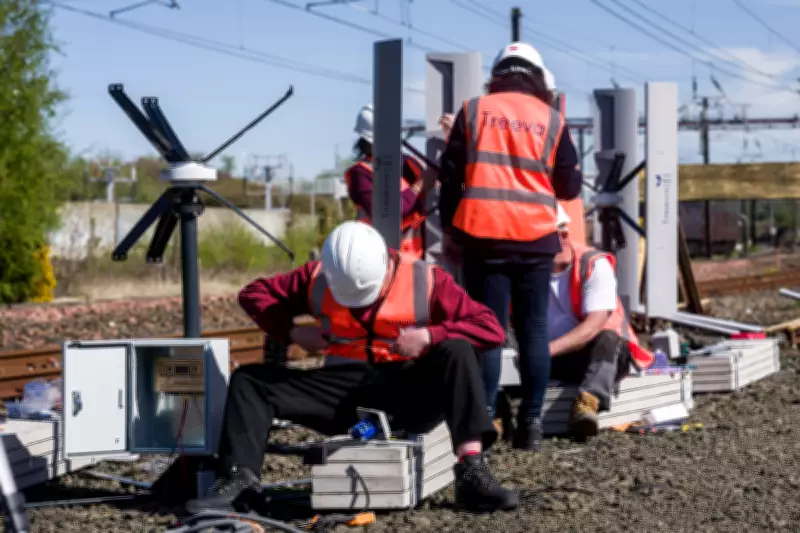 UK First: Wind Turbines Powered by High-Speed Trains Installed