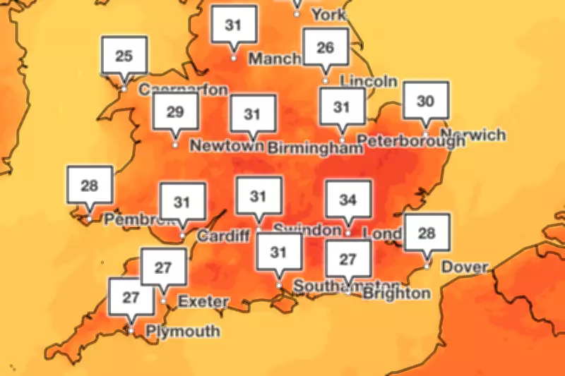 UK Heatwave: Where Temperatures Could Hit 35°C This Week