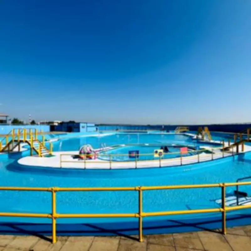 UK Lido with Lazy River Reopening in May, Resembles Greek Resort