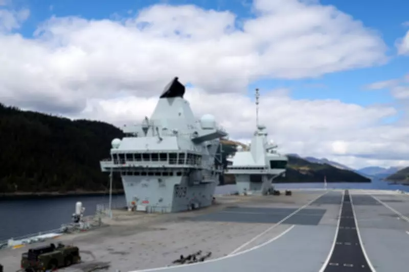 UK's Largest Warship HMS Prince of Wales Sets Sail for Nordic Exercises