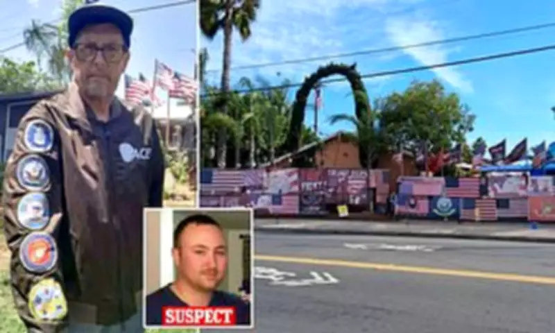 US Army vet dies after attack outside his Trump-themed California home