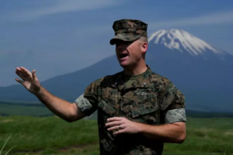 US Marines Test Fire 12 HIMARS Rockets Near Mount Fuji in Japan Drill