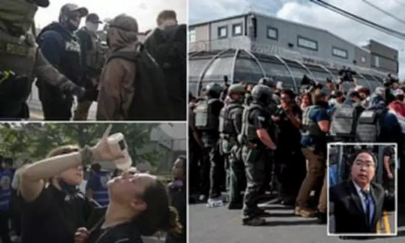 US Senator Tear Gassed at New Jersey ICE Facility Amid Protests