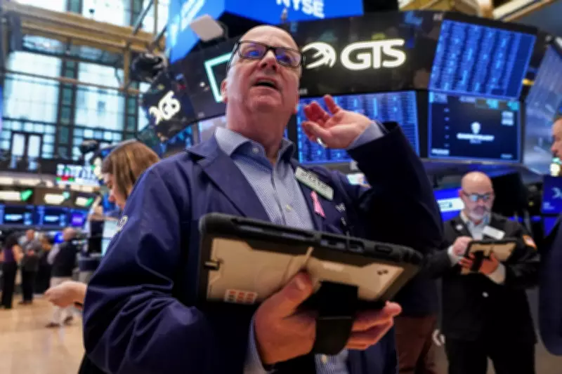 US Stocks Fall from Records as Oil Surges on Iran War Fears