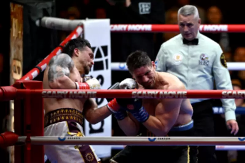 Usyk Controversially Stops Verhoeven to Avoid Major Upset
