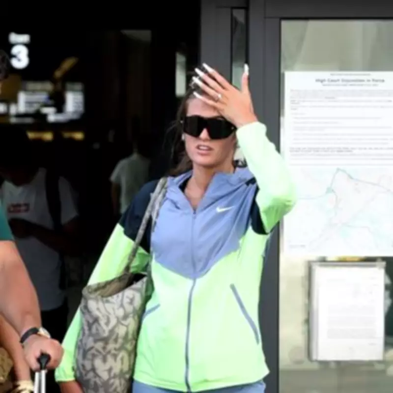 Venezuela Fury Returns from Honeymoon with Bloody Socks at Airport